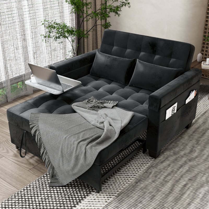 Small black 2 seater sofa 2025